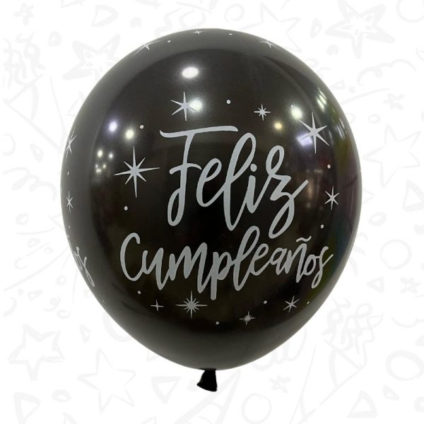 Globo Satinado Infinity "Feliz Cumpleaños" - Imagen 4