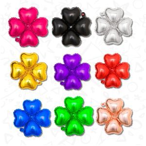 Globo Trébol Metalizado