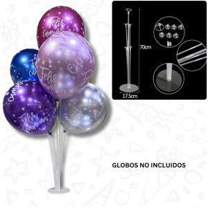 Base para globos x7 soporte para decoración de fiestas